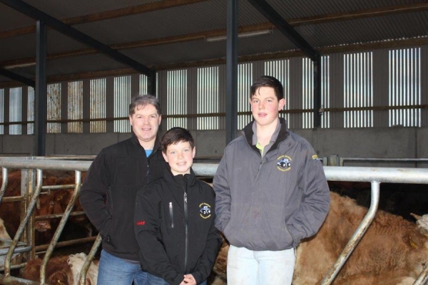 Michael McManus with sons Eoghan and Darragh